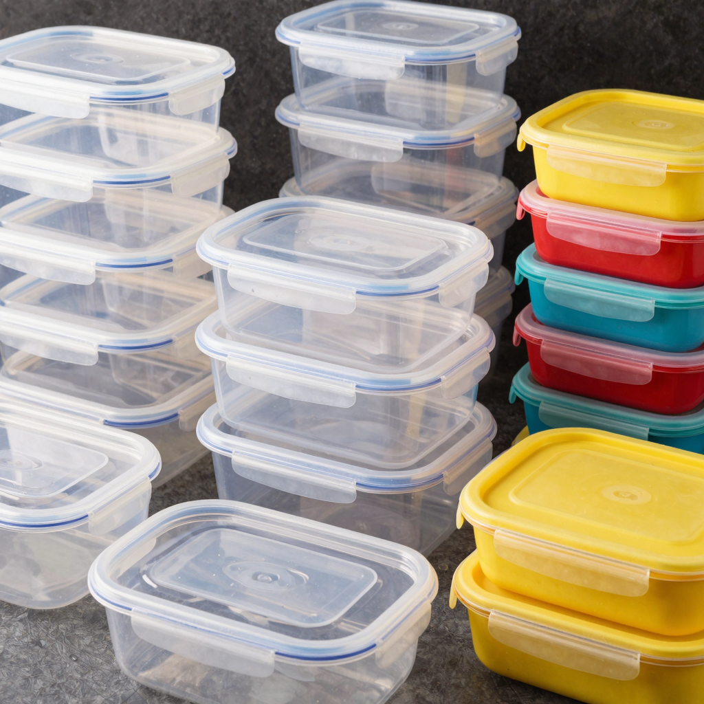 Variety of Plastic Food Containers