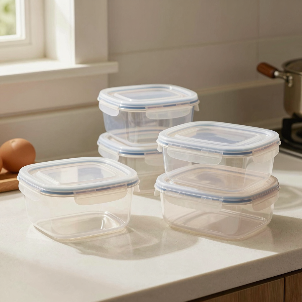 Rubbermaid 3pk Plastic Rectangular Food Storage Containers
