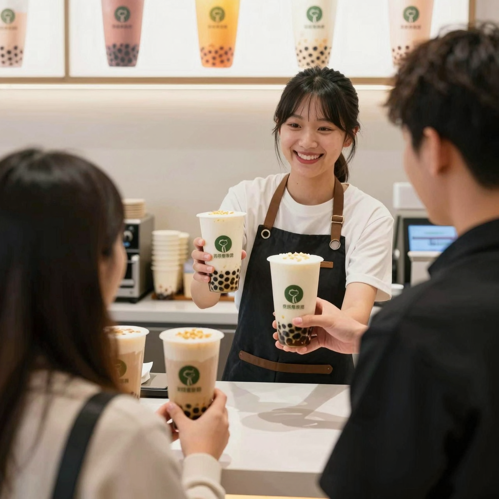 Image of TeaTastic Shop with Compostable Paper Cups