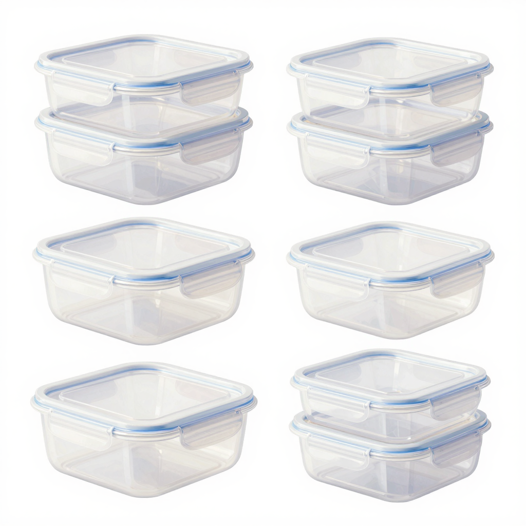 Square Plastic Containers