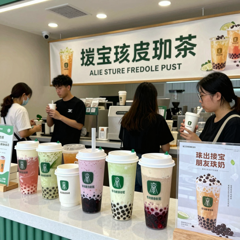 Eco-Friendly Bubble Tea Shop