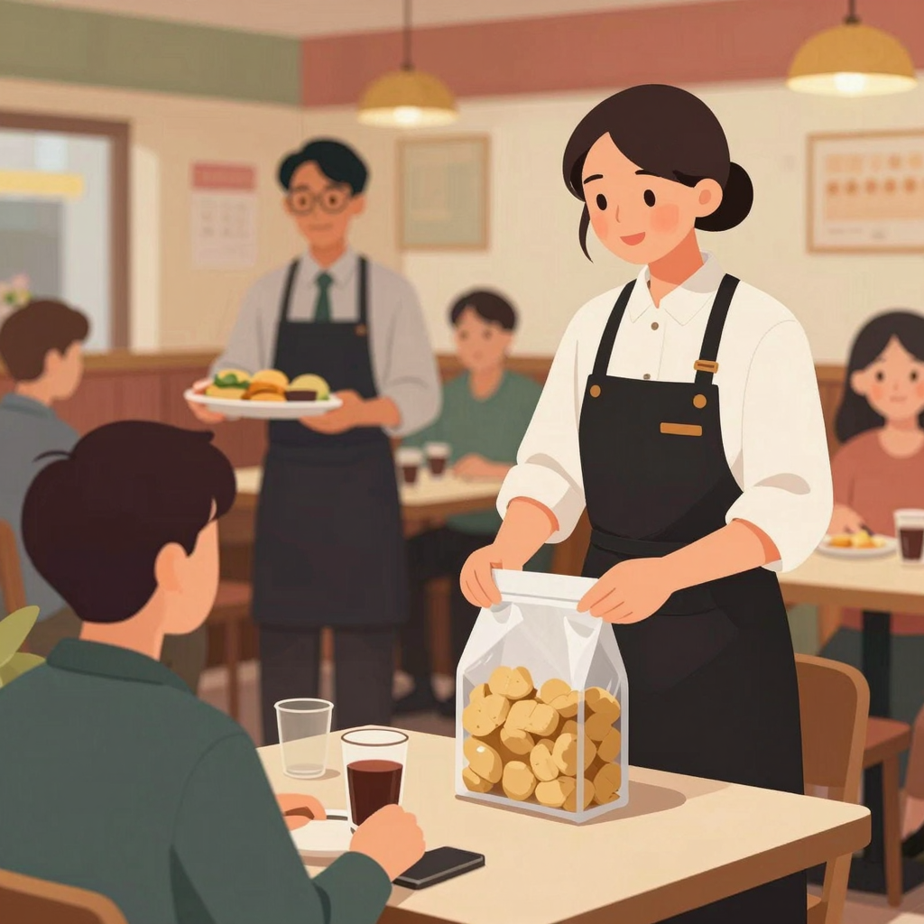 Tamper-proof Paper Takeout Bags