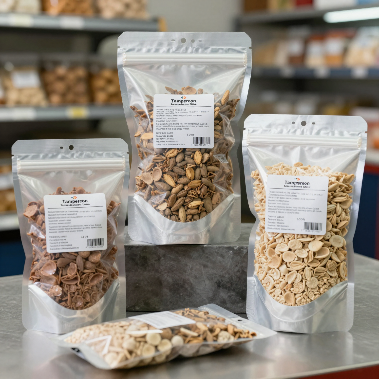 Tamper-proof bags for food packaging