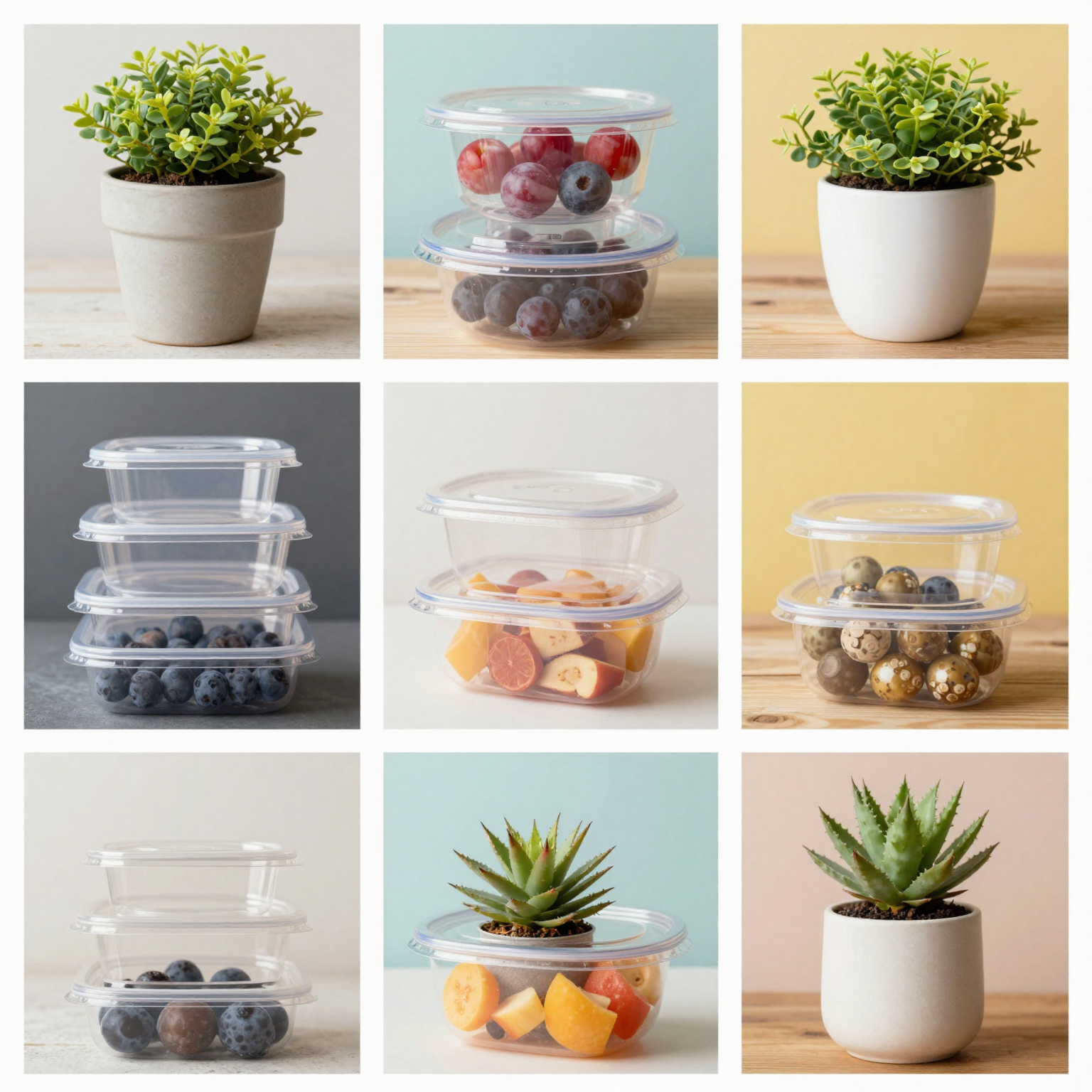 Upcycled Plastic Container Examples