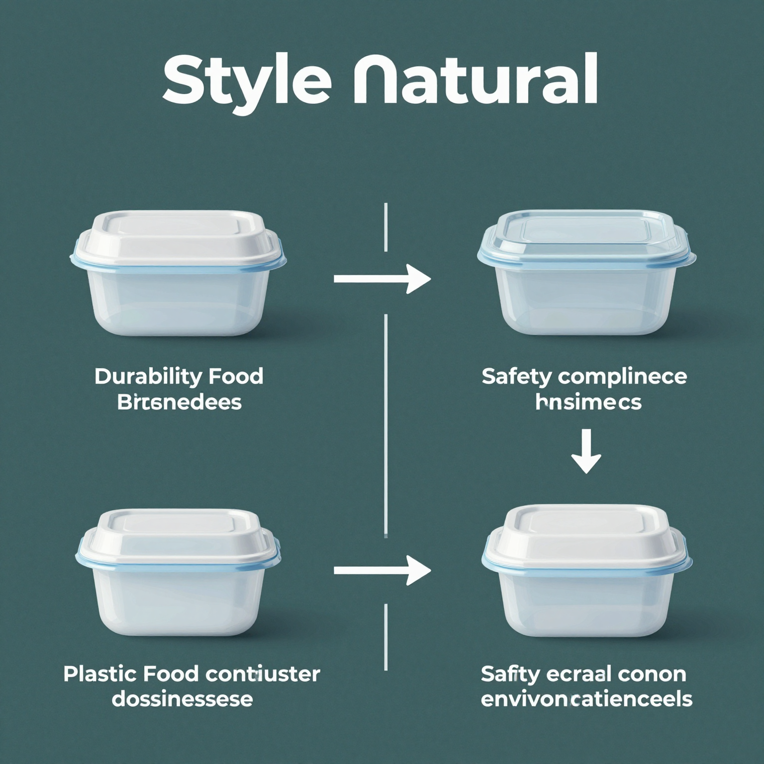 Infographic on Challenges with Plastic Food Containers
