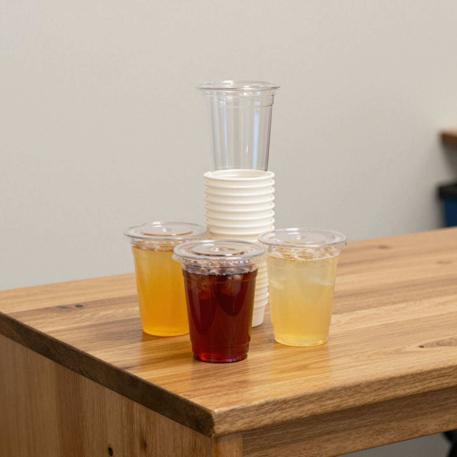 3 oz Disposable Clear Plastic Cups