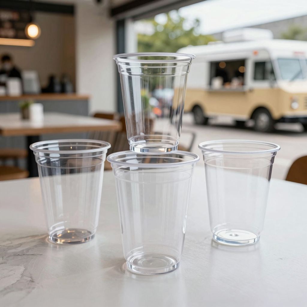 3 oz Disposable Clear Plastic Cups