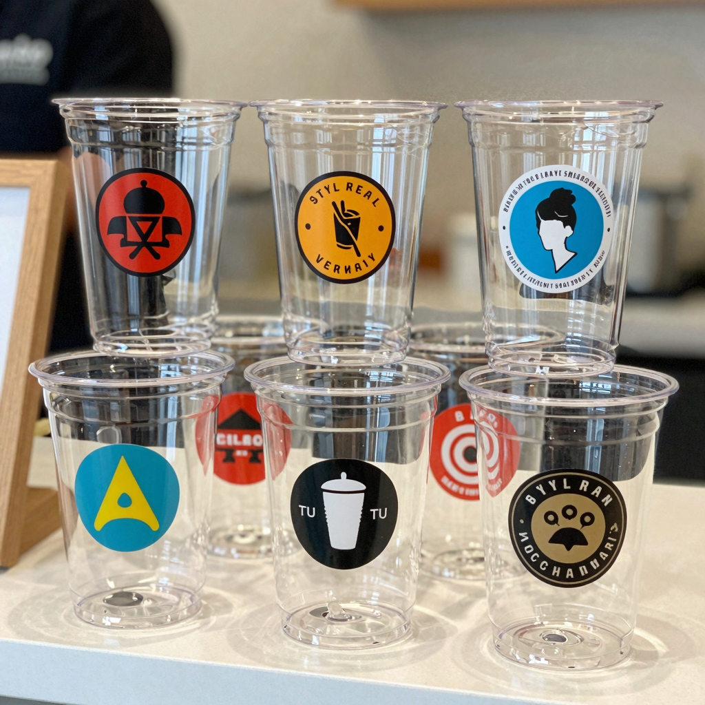 Customizable 5 oz Clear Plastic Cups