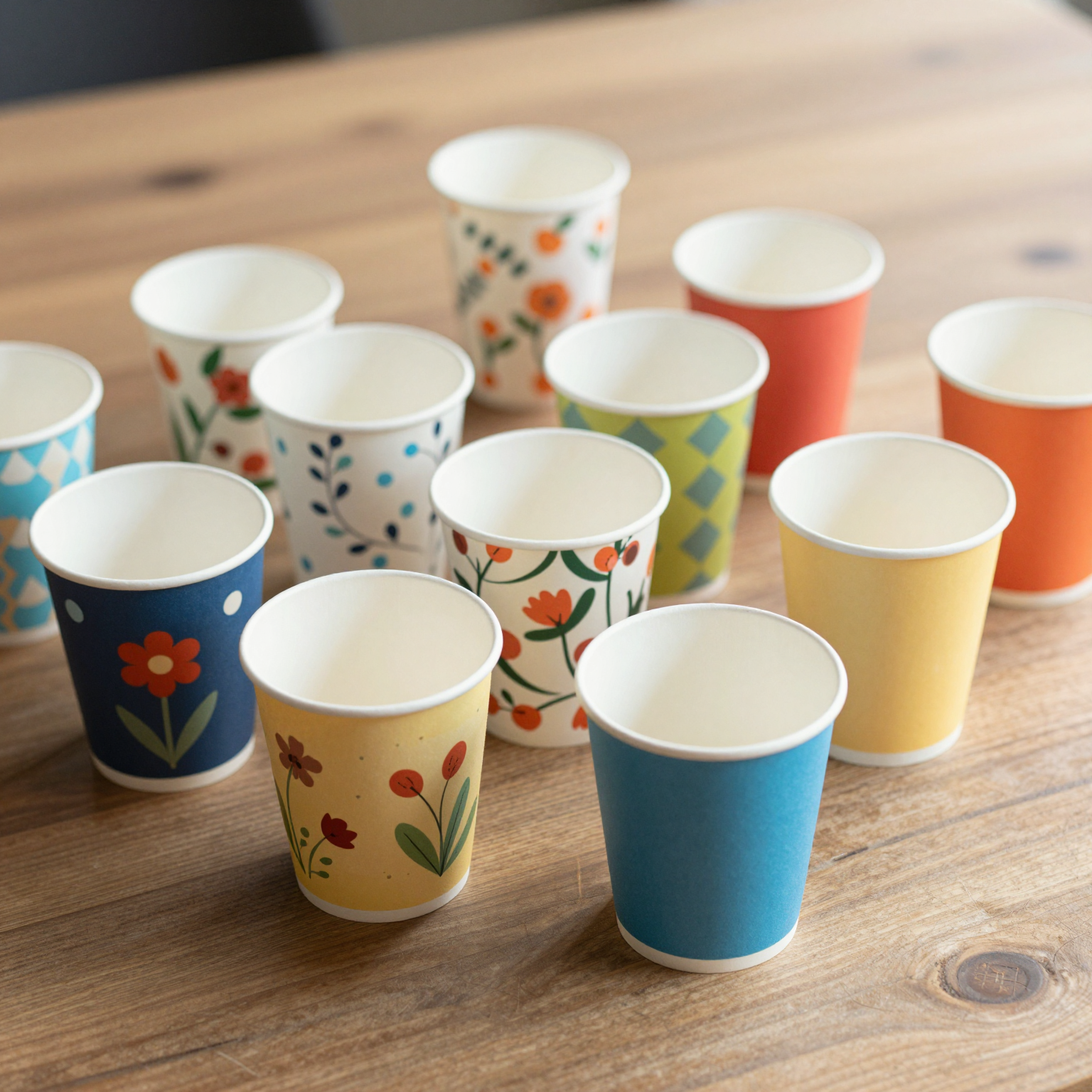 Colorful Disposable Cake Paper Cups