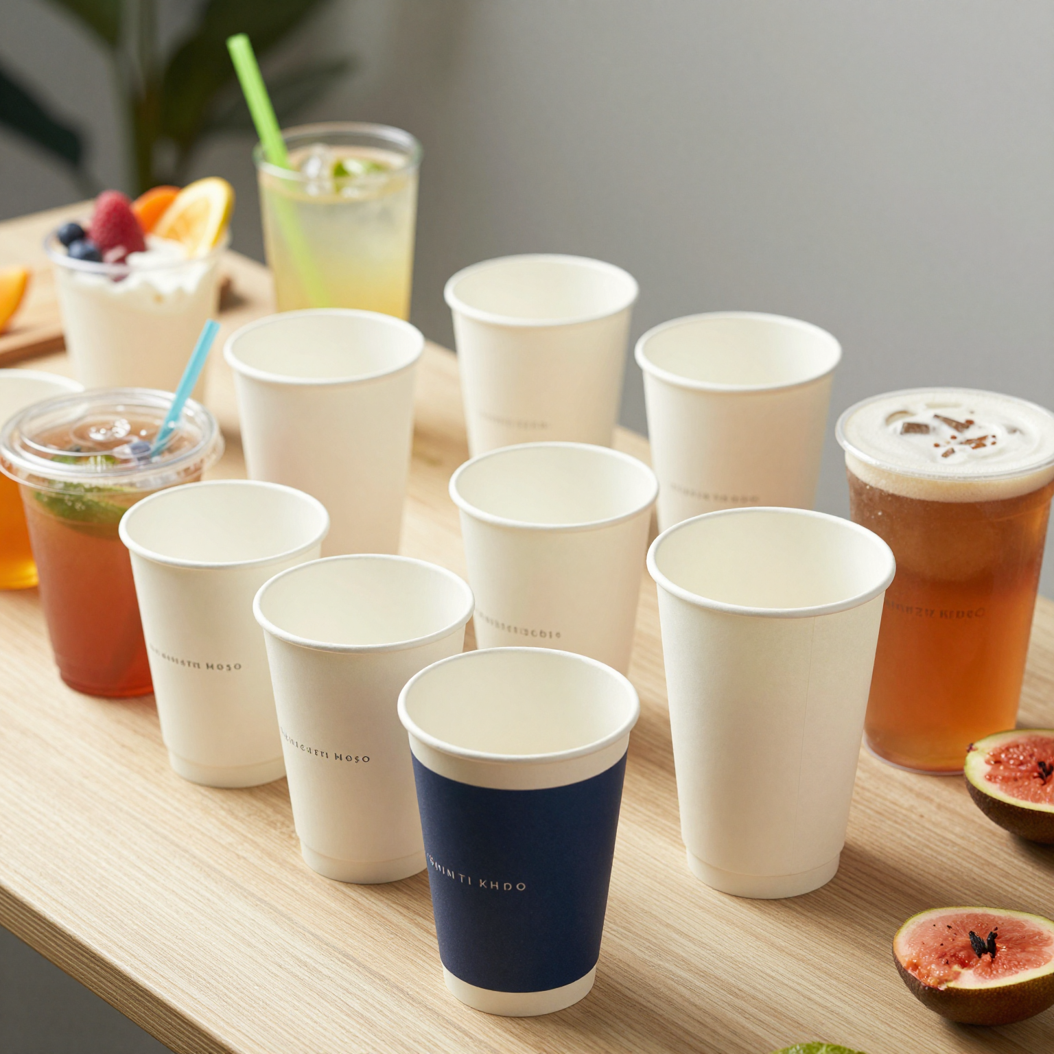 Clean Disposable Cups