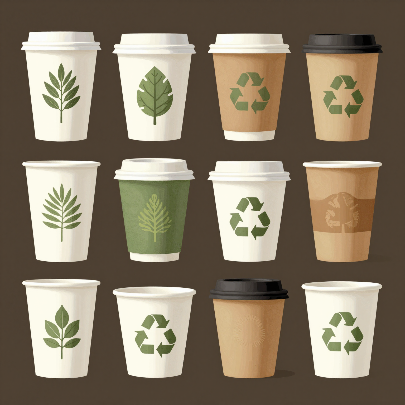 Eco-Friendly Paper Coffee Cups