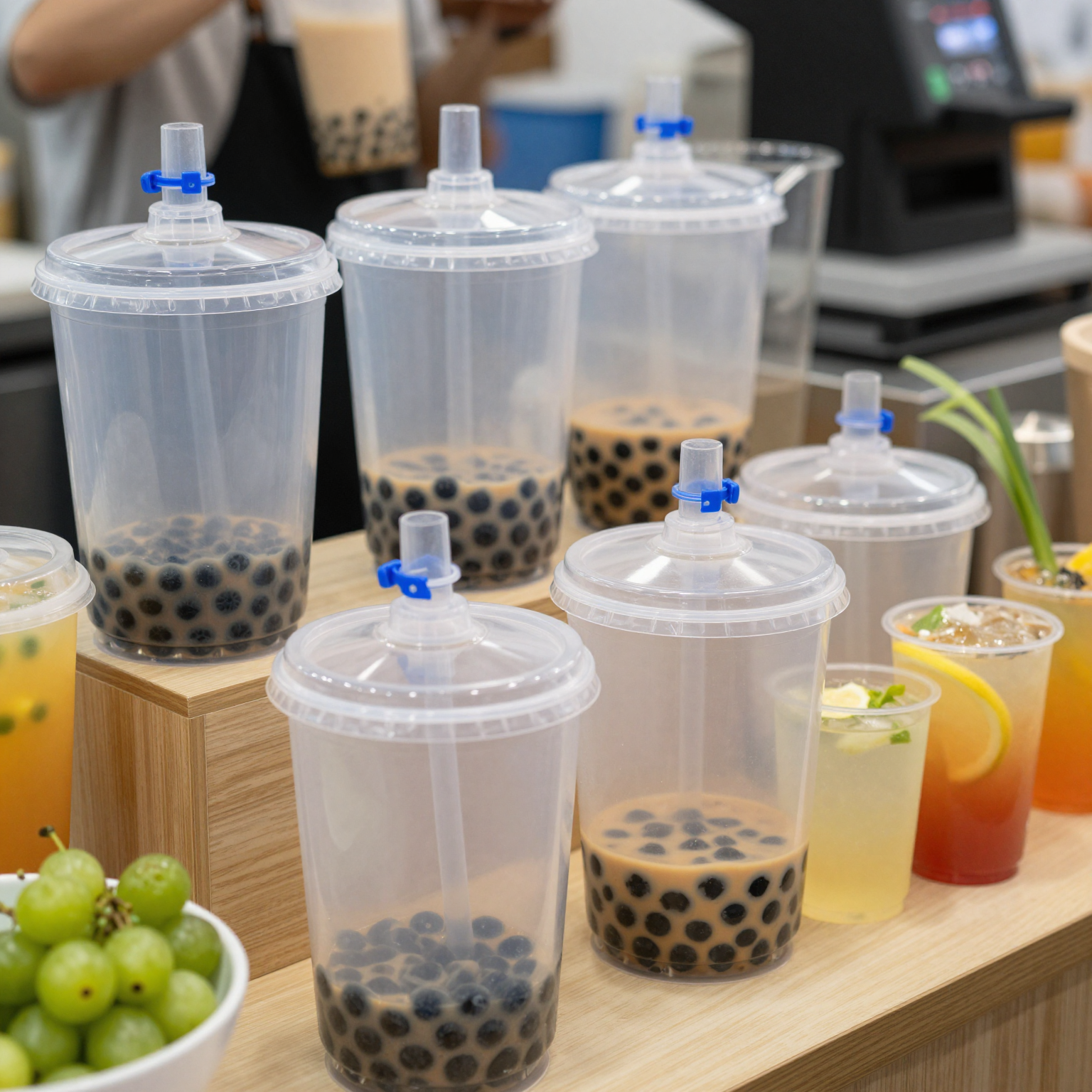 Food-grade plastic water containers