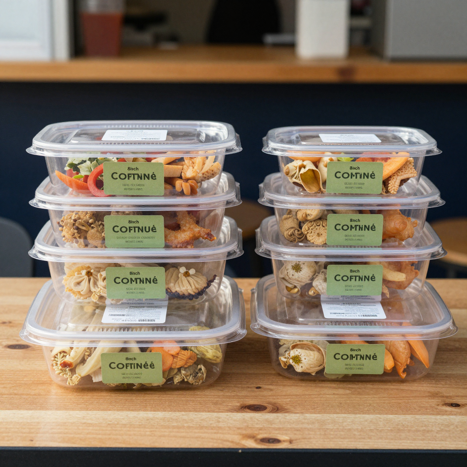 Food Plastic Paper Containers