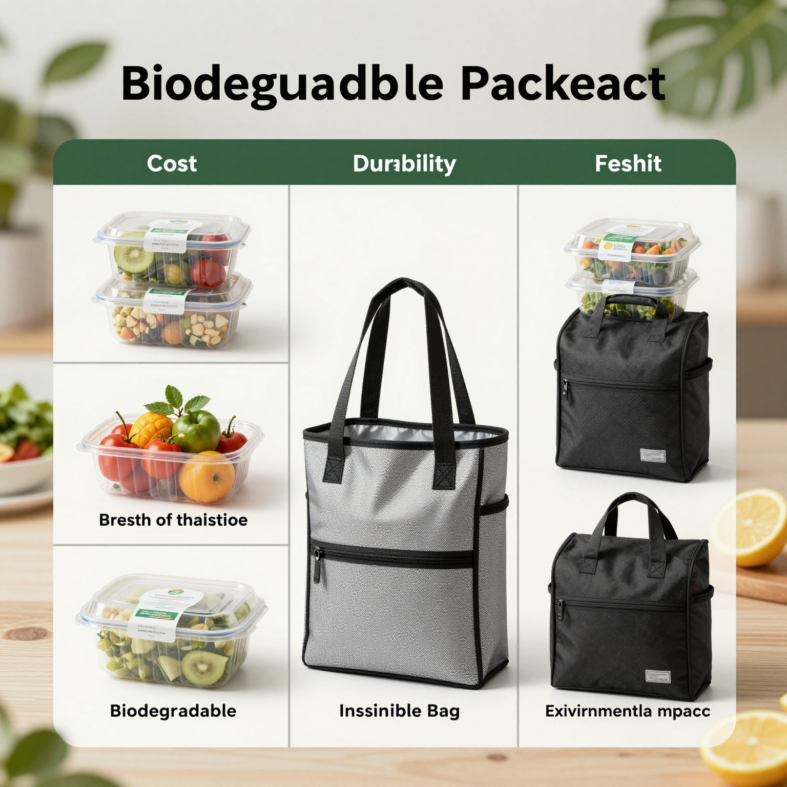 Comparison of Fresh Food Delivery Packaging