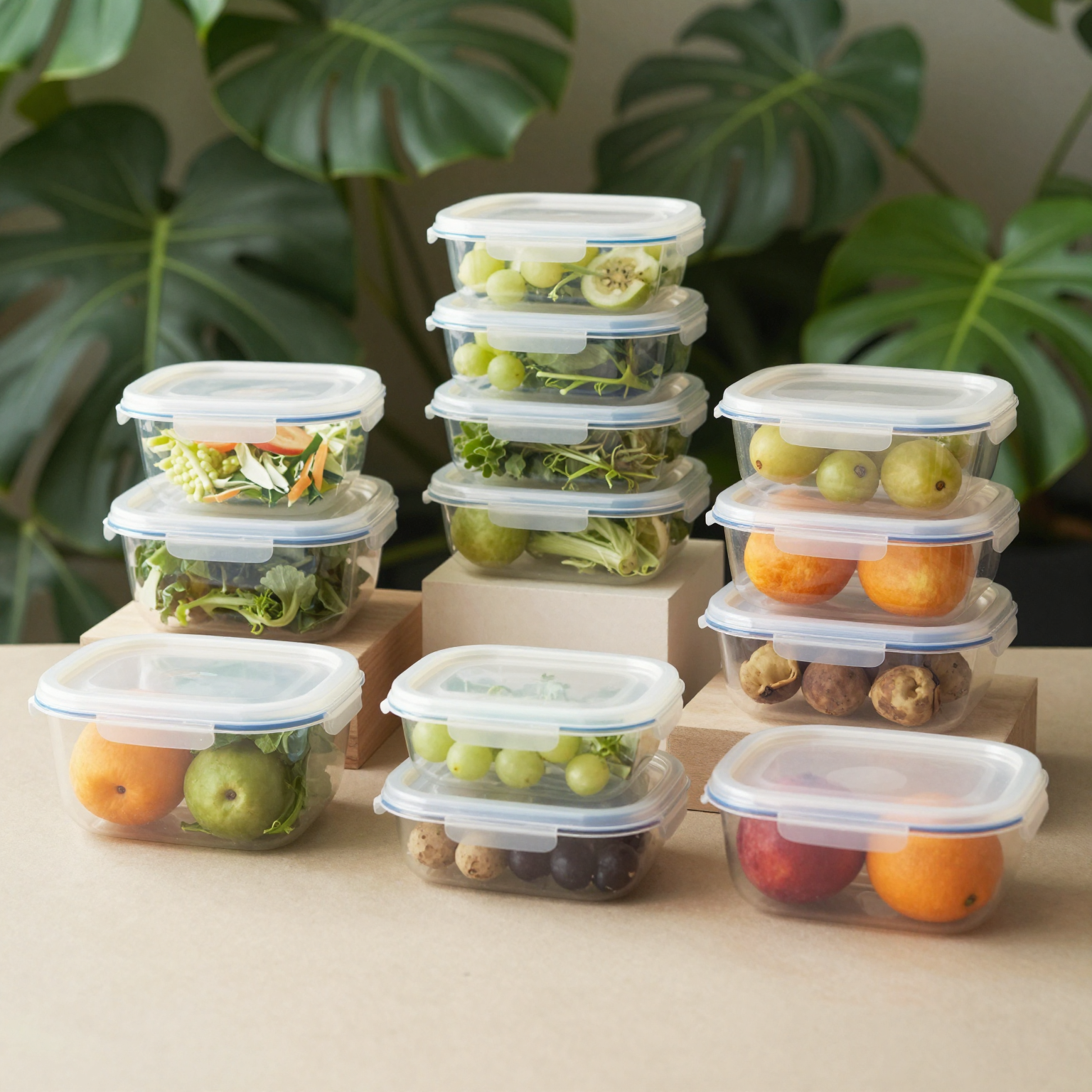 Eco-friendly plastic containers