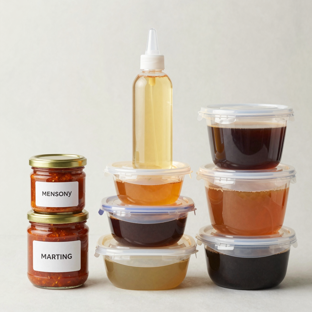 Various Types of Plastic Containers for Oily Foods