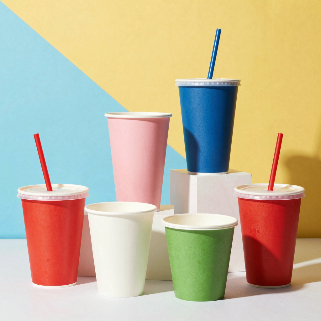 Variety of Disposable Plastic Cups