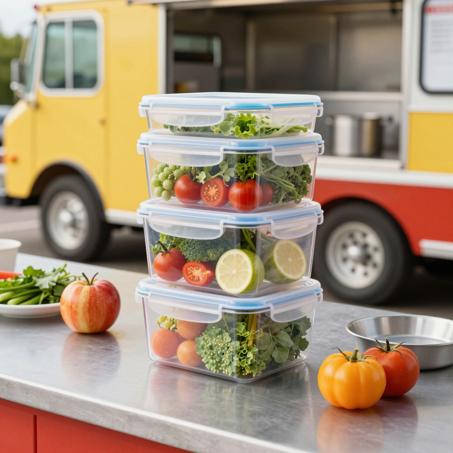 Rubbermaid 5 Cup Plastic Food Storage Container in Action