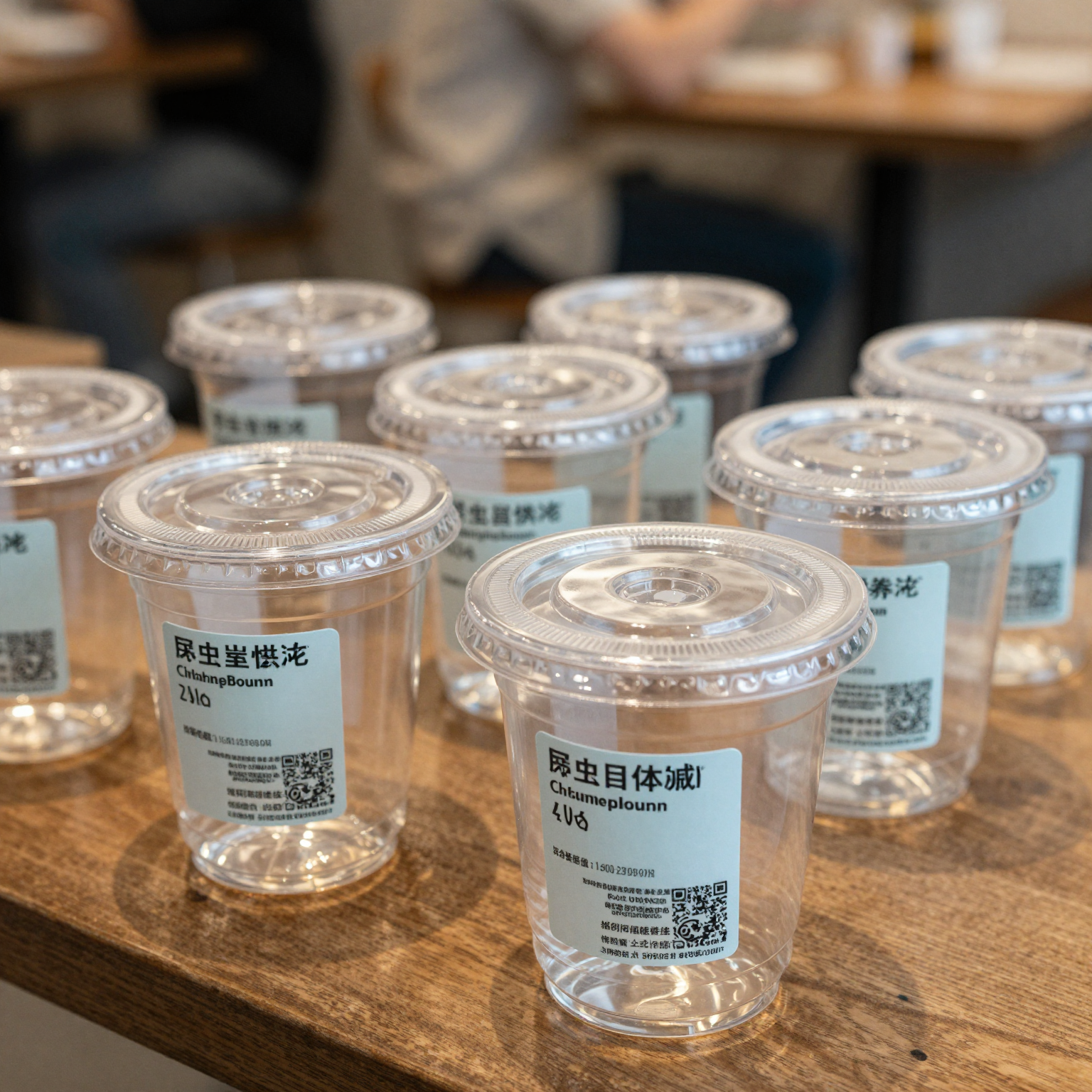 Cups with Health Safety Labels