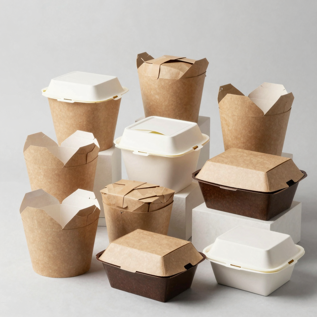 Various Takeaway Food Boxes