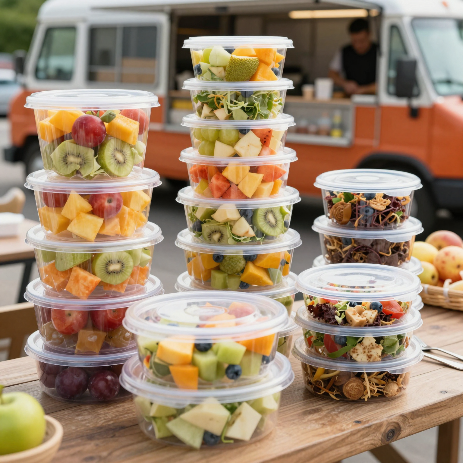 Vented Plastic Food Containers in Applications