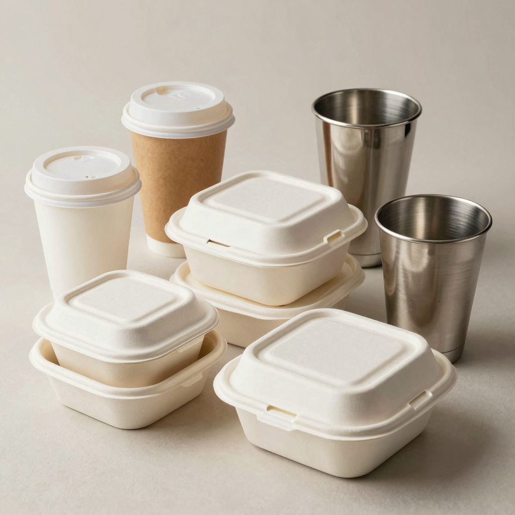Various Take Out Food Containers