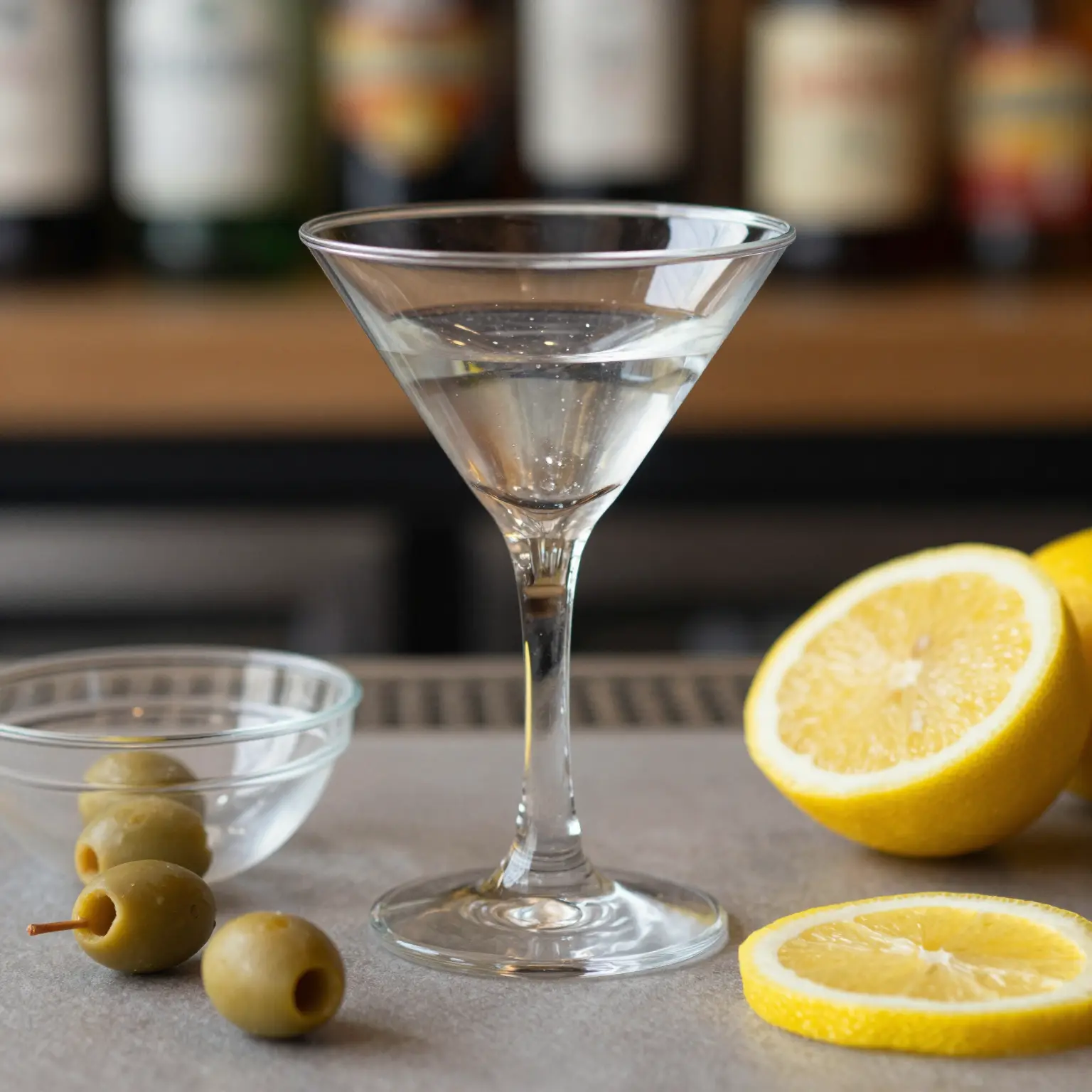 6 oz Clear Plastic Martini Cup