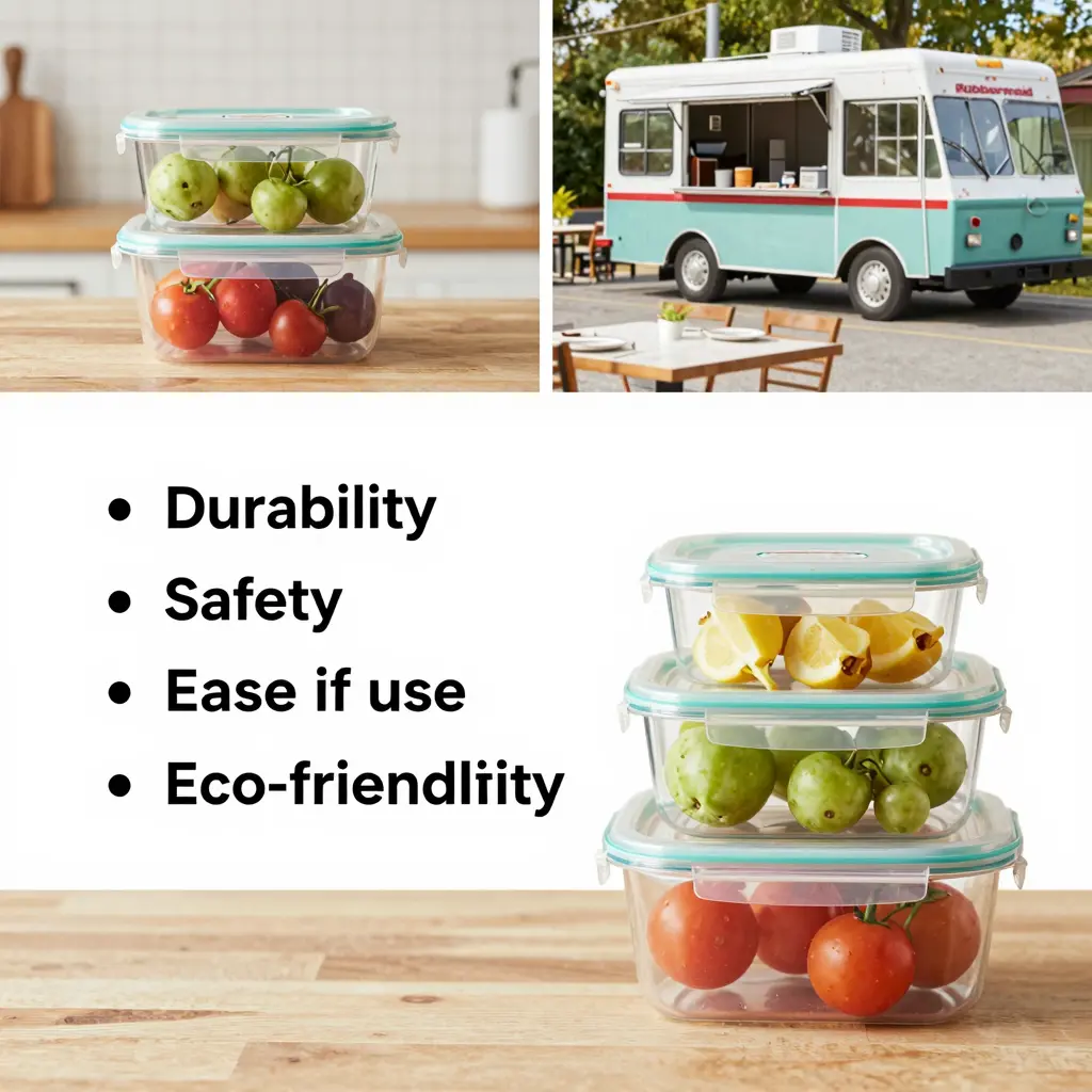 Rubbermaid Plastic Food Storage Containers Benefits