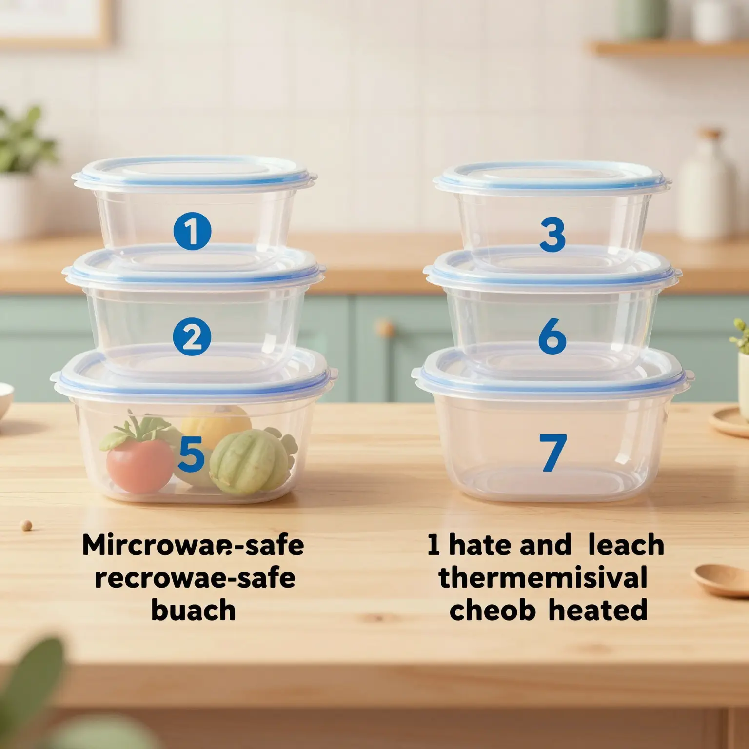 Heat Safe vs Unsafe Plastic Containers