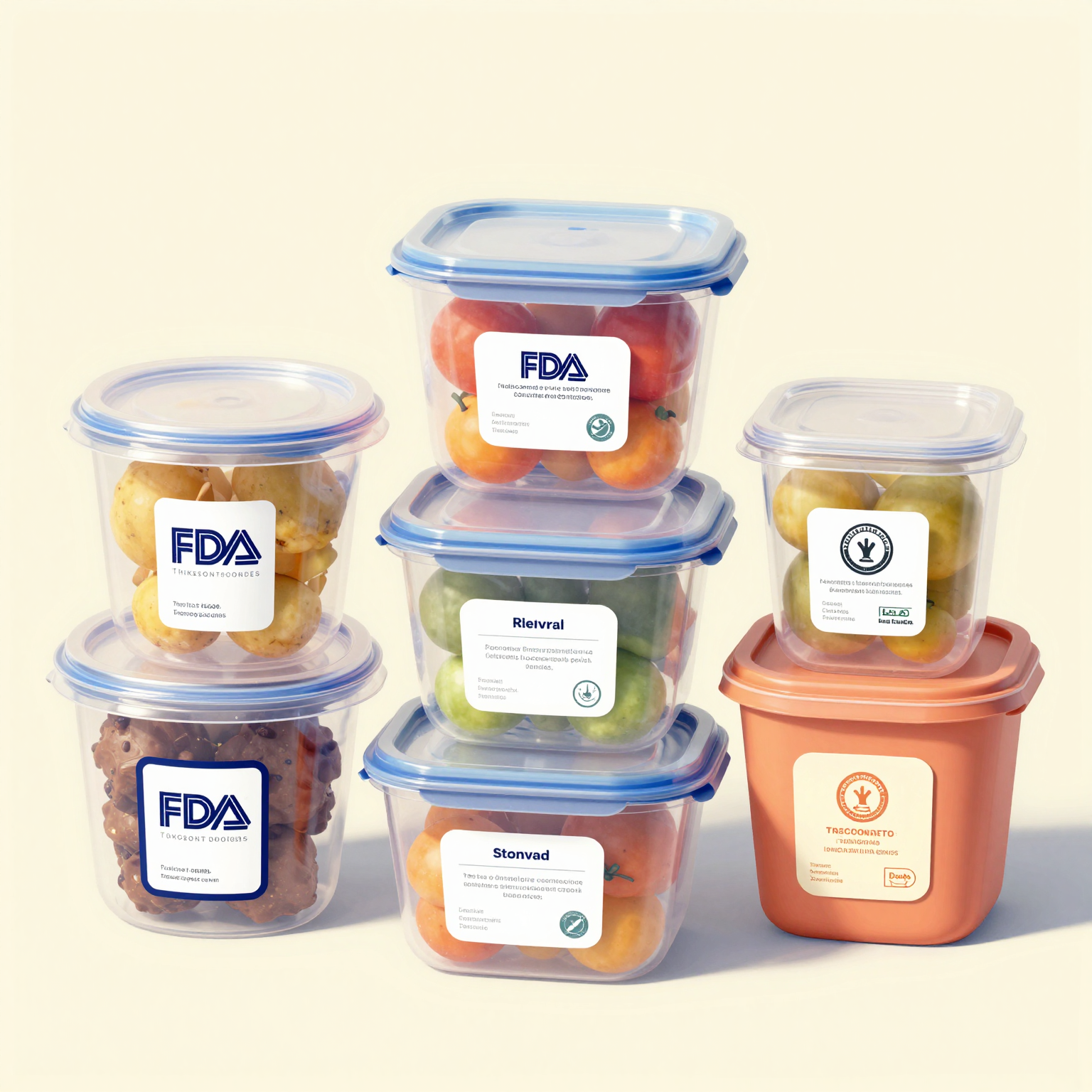 Commercial Plastic Containers for Food
