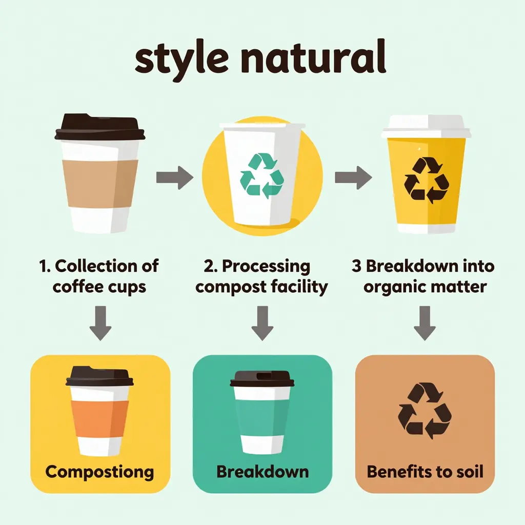 Composting Process of Paper Coffee Cups