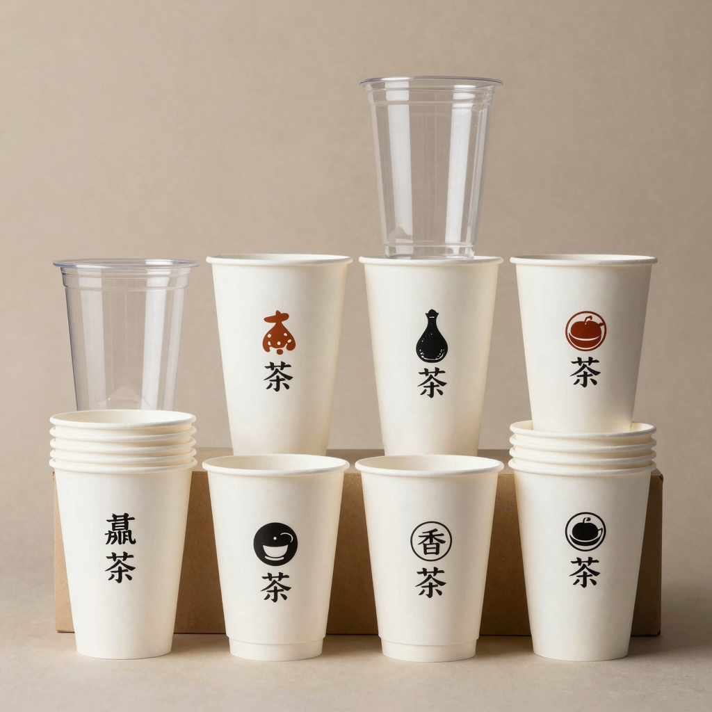 Disposable Plastic Tea Cups