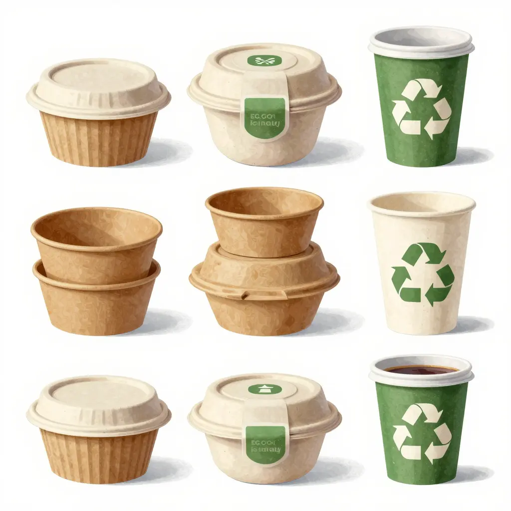 Eco-Friendly Disposable Food Packaging