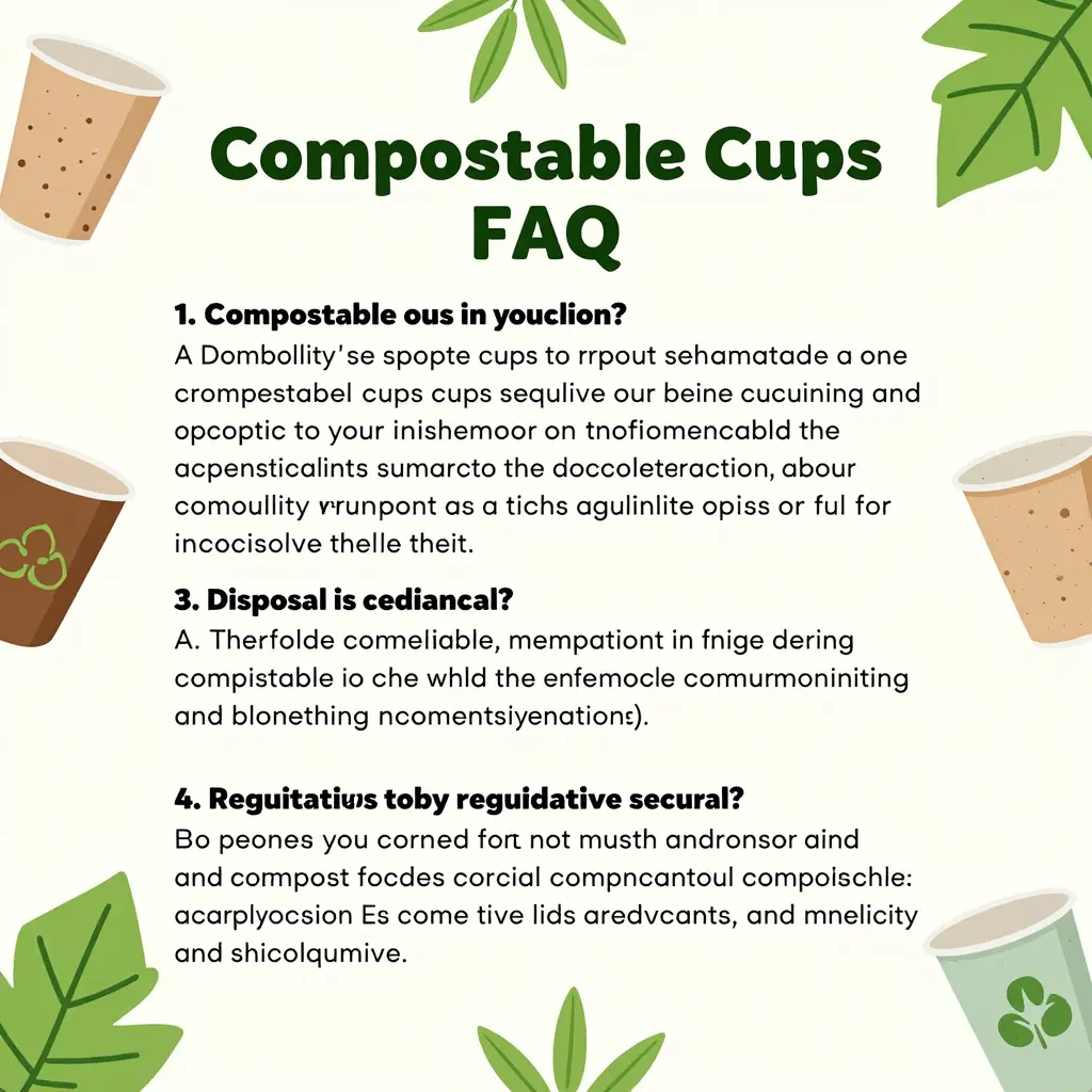 Compostable Cups FAQ Section Image