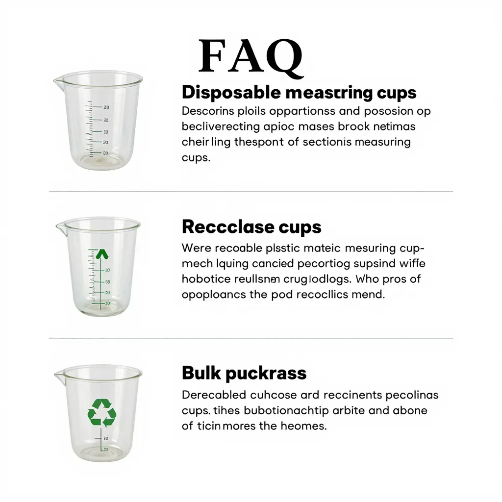 FAQ on Disposable Plastic Measuring Cups