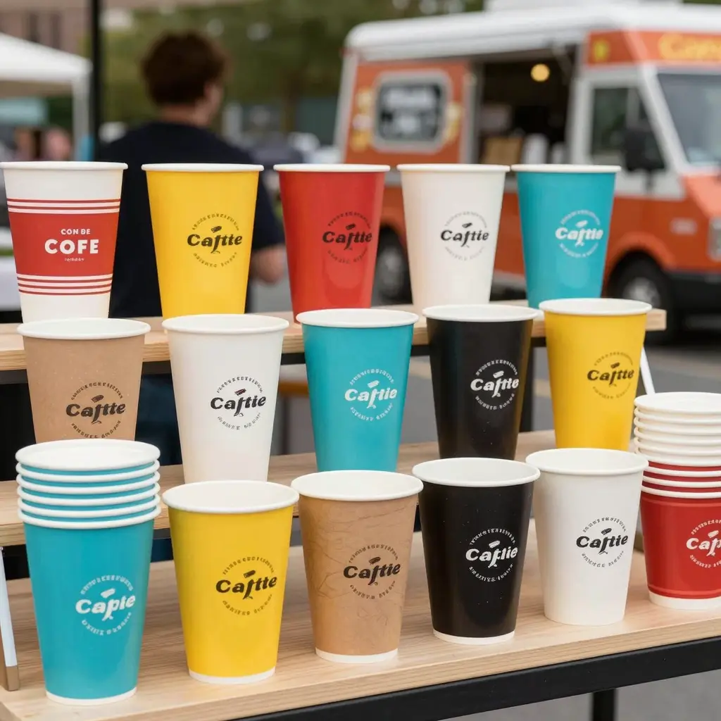 Colorful Promotional Disposable Cups