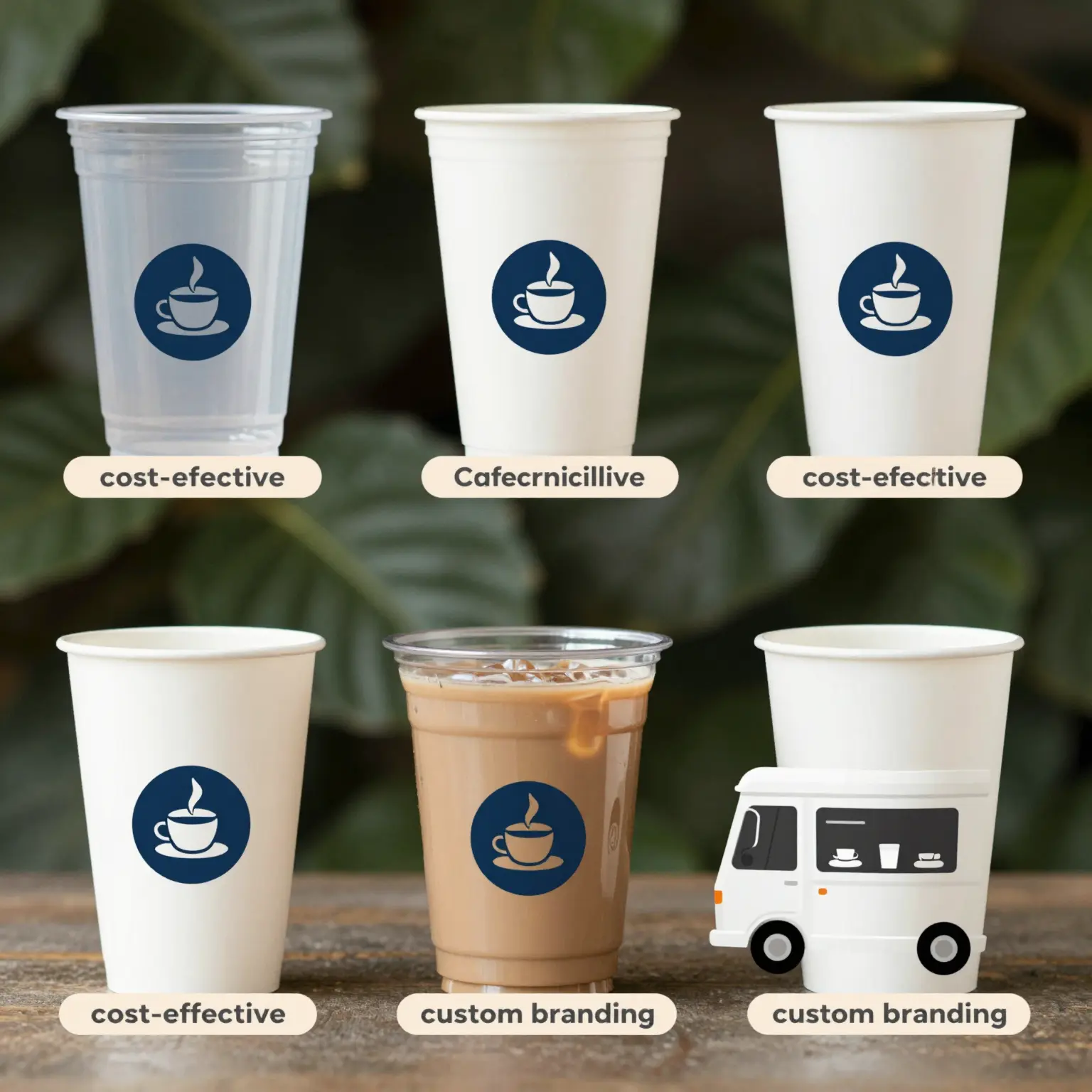 Promotional Disposable Plastic Cups