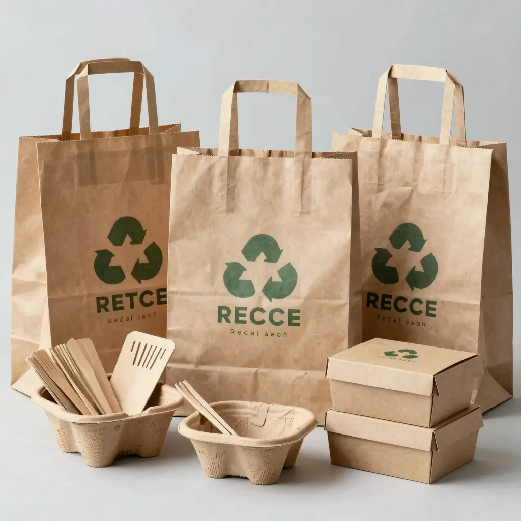 Variety of Recycled Paper Products