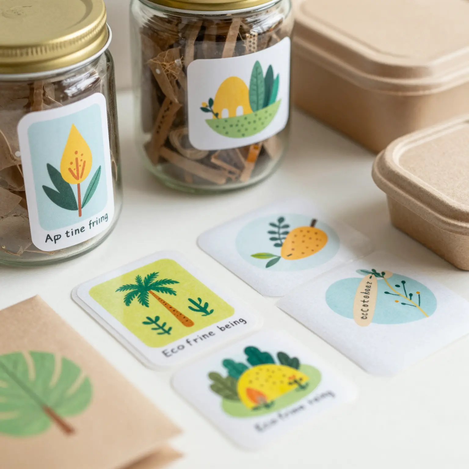 Eco-friendly removable labels