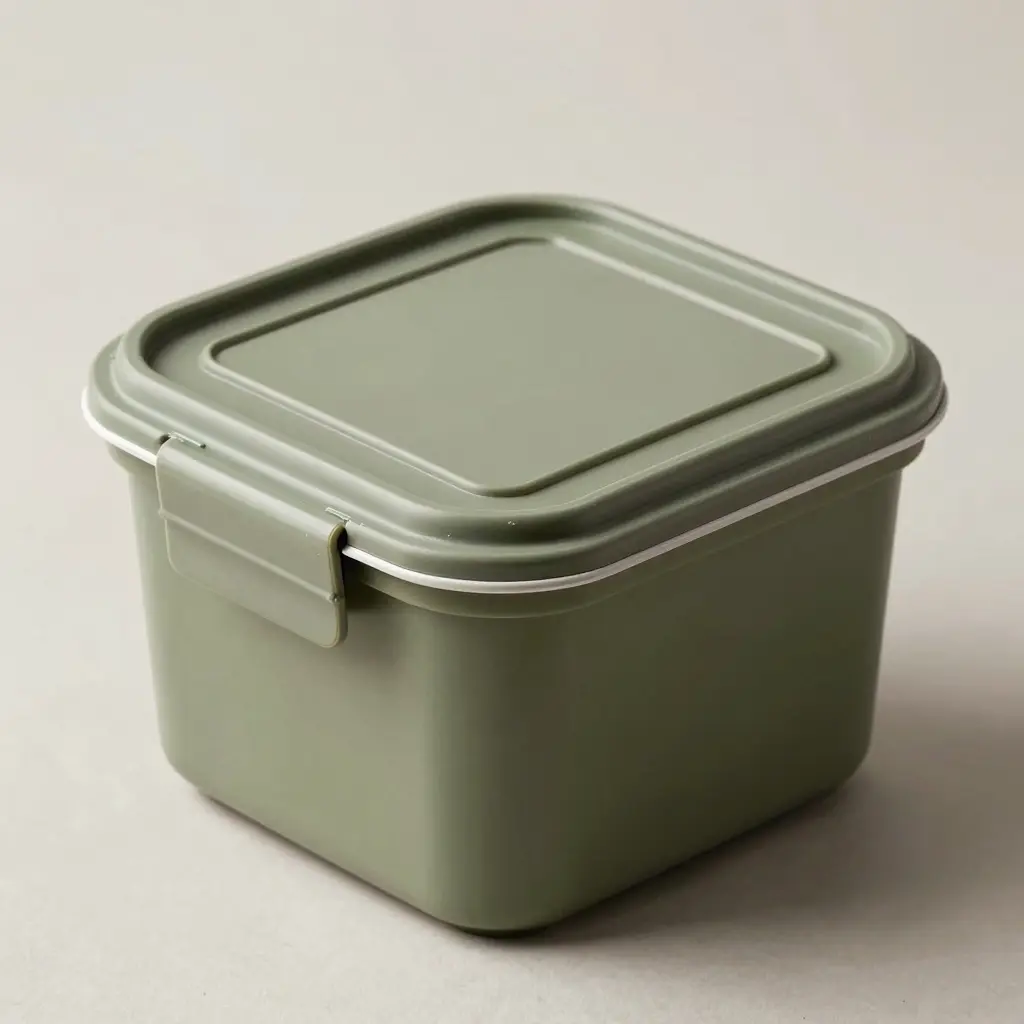 Square Plastic Military Food Container