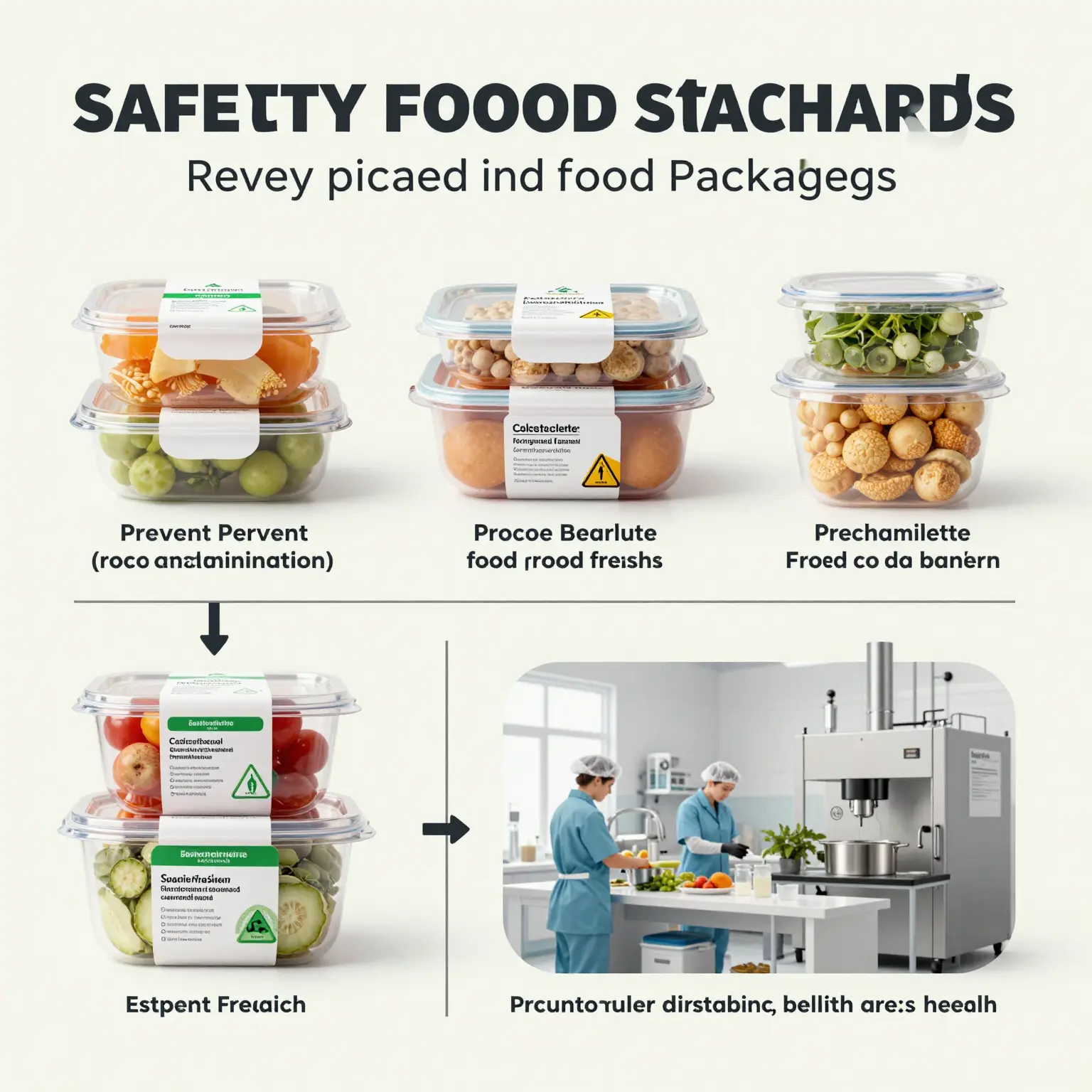 Infographic on Safety Standards in Food Packaging