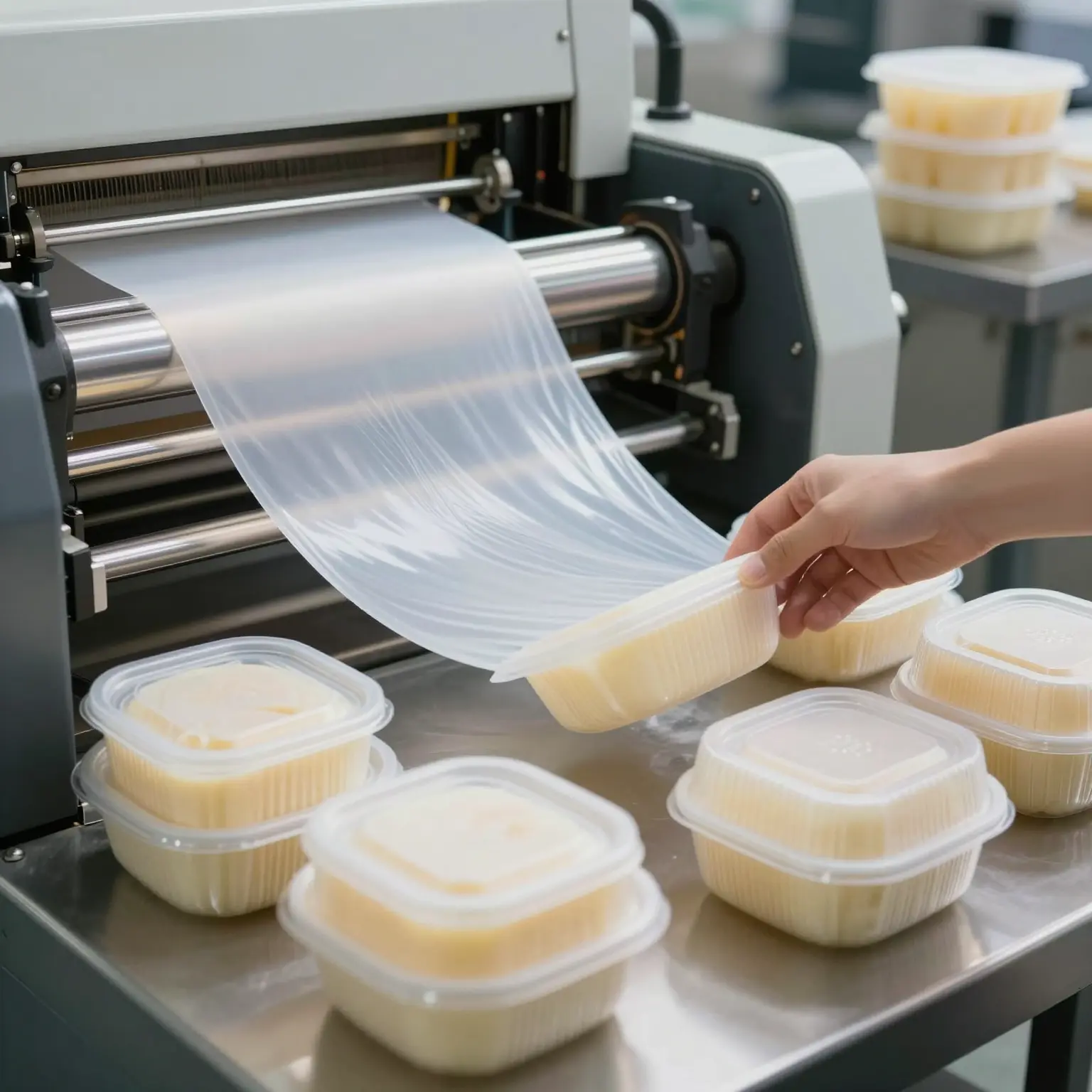 Thermoforming Machine in Action