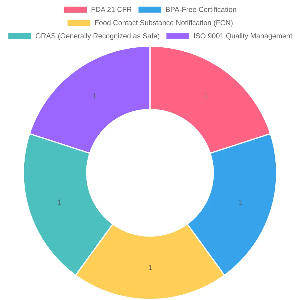 Chart: Food-Grade Plastic Safety Standards at a Glance