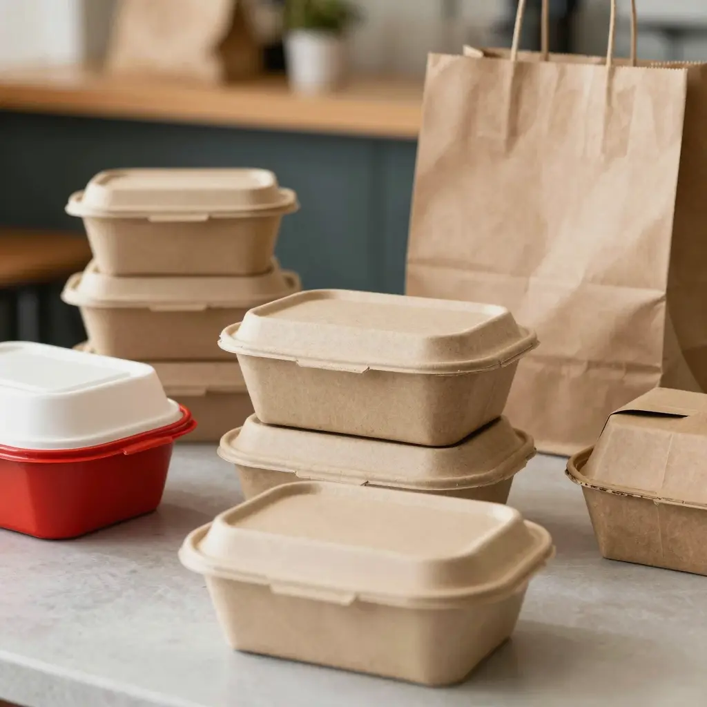 Kraft Paper Food Containers