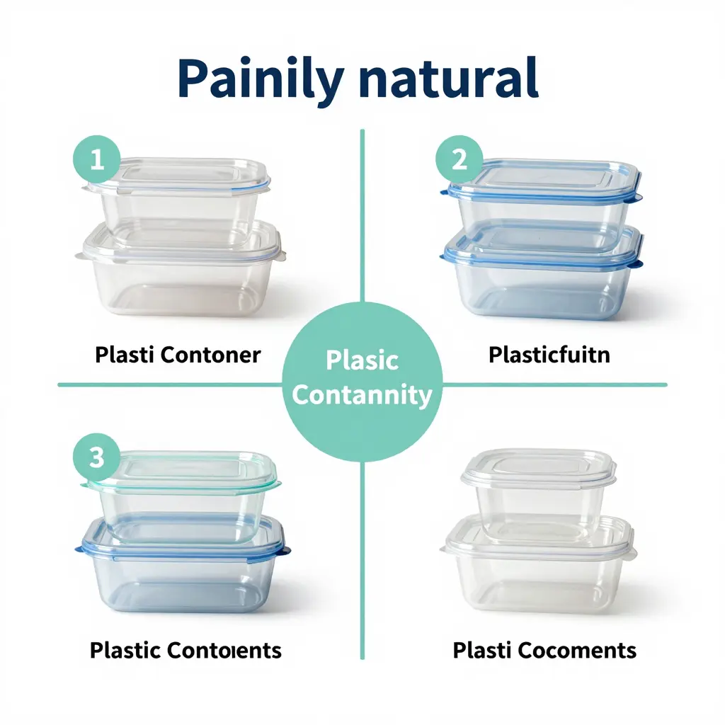 Helpful tips infographic for painting plastic food containers