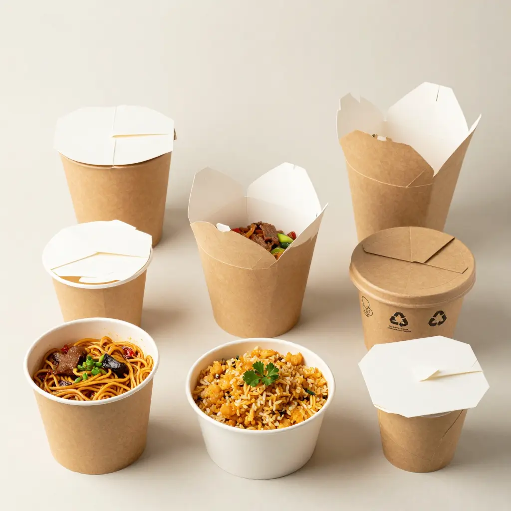 PFAS-free takeout boxes showing grease and heat barrier properties