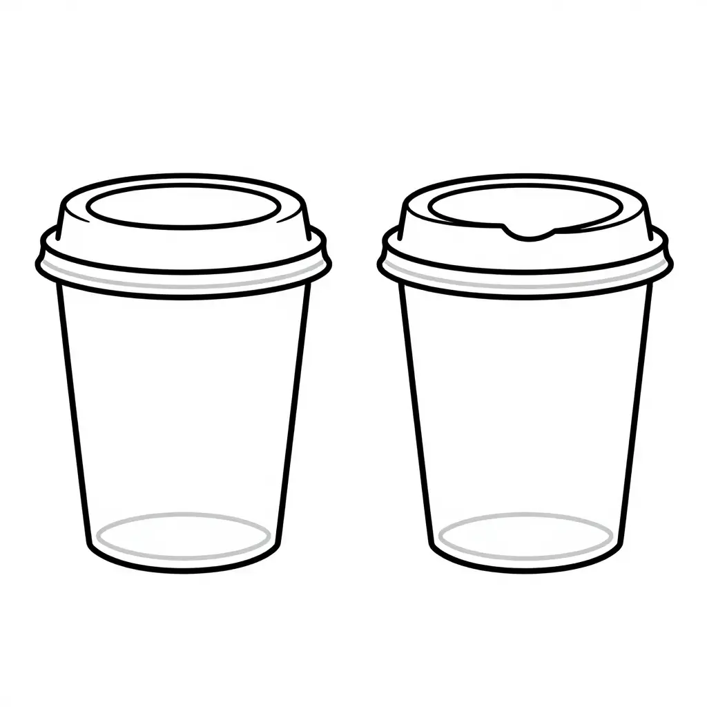 2D technical cross-section diagram showing a full lid snap engagement on the left and a shallow snap engagement with an open capillary gap on the right