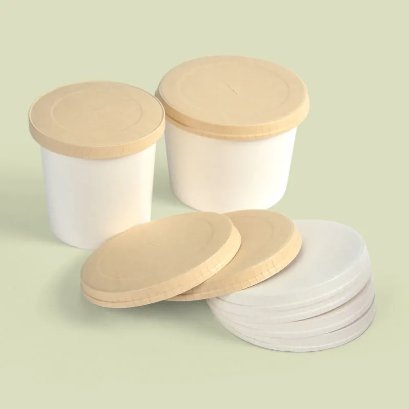 Disposable White Paper Lids For Hot Paper Coffee Cups