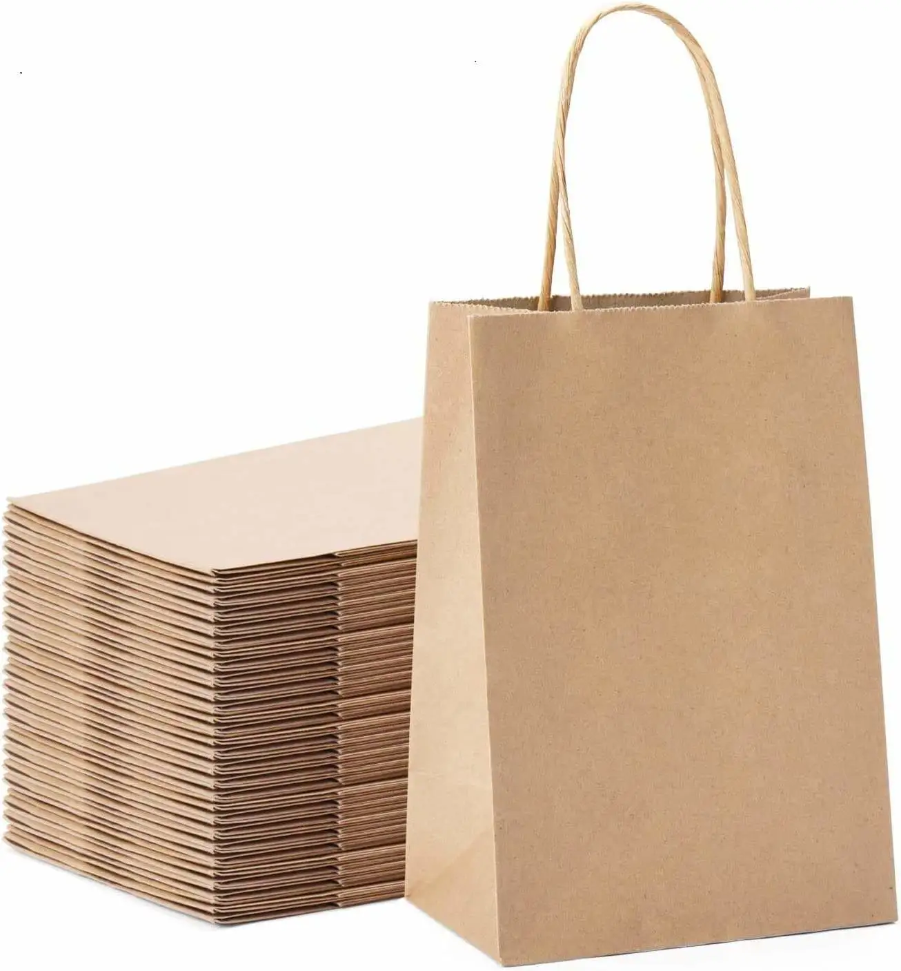 Custom Shopping Boutiques Gift Shops Clothing Yellow Luxury Handle Paper Bag - Image 5