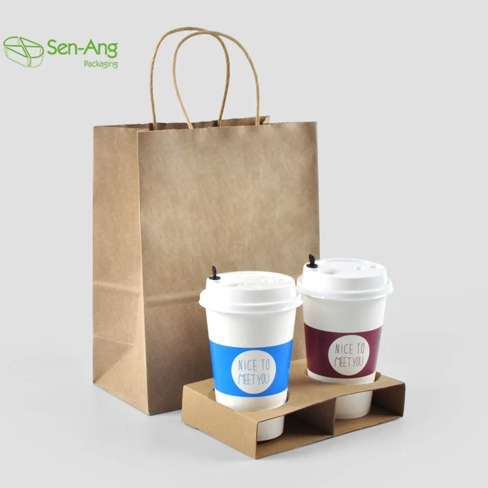 Custom Size New Design Large Bulk Own Logo Paper Bag with Handle